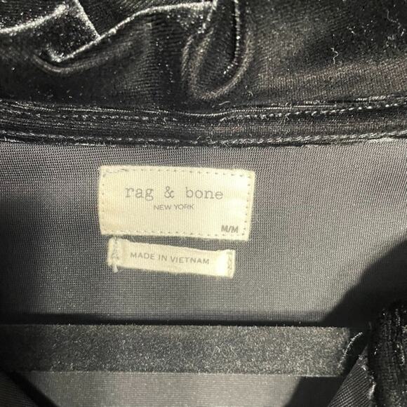 rag & bone cropped velvet hoodie - Picture 2 of 6